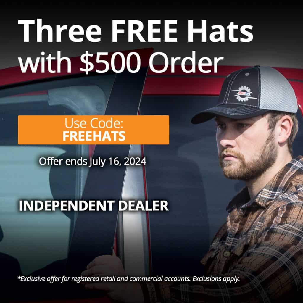 Image of Three free AMSOIL hats with $500 order