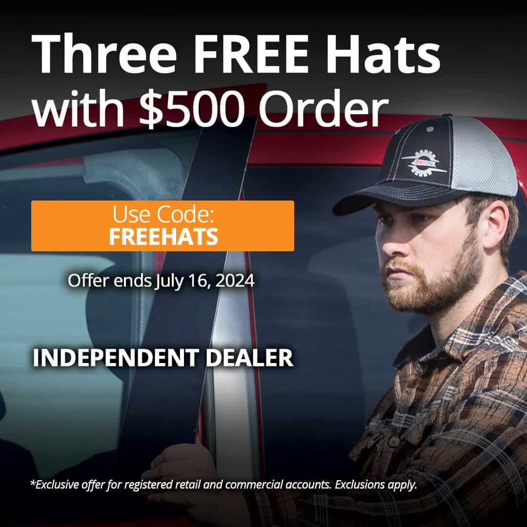 Image of Three free AMSOIL hats with $500 order